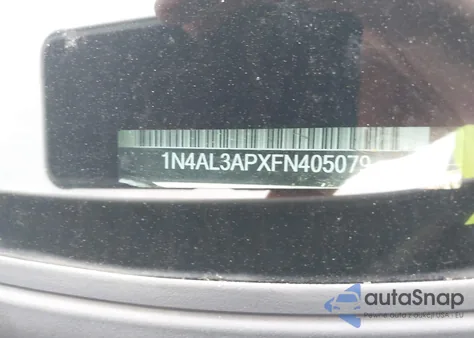 2015 Nissan Altima 2.5 Sl from USA, damaged, VIN 1N4AL3APXFN405079